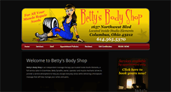 Desktop Screenshot of bettysbodyshop.com