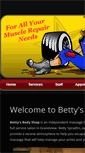 Mobile Screenshot of bettysbodyshop.com